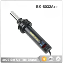 BK-8032A++ фена пластик фильм выпечки факел, плавная регулировка температуры ручной фен цифровой дисплей