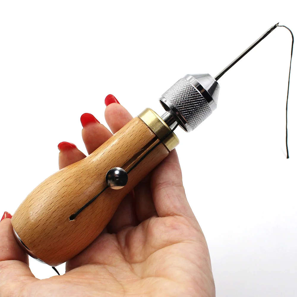 Awl leather sewing tool DIY manual sewing machine leather craft edge stitching belt shoemaker canvas repair tool