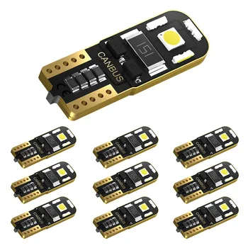

10x Canbus T10 LED Bulb W5W Car Reading Light 12V For Renault Duster Megane 2 3 Logan Clio 4 2 Captur Sandero Laguna 2 Scenic