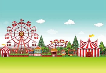 

Circus Photography Backdrops Photo Background Birthday cosplay XT-6704