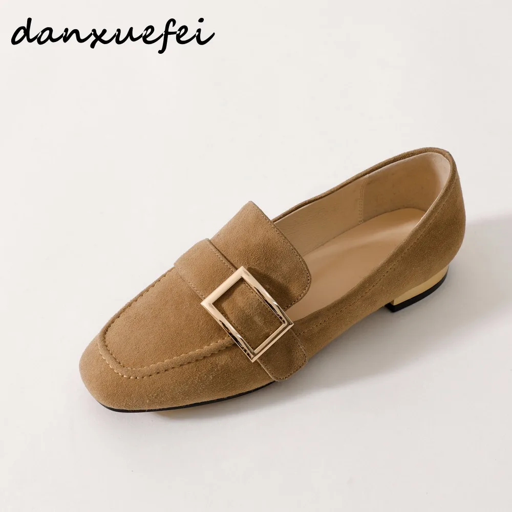 womens buckle flats
