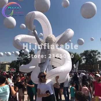 

3m festival parada decoration inflatable dancer octopus costume