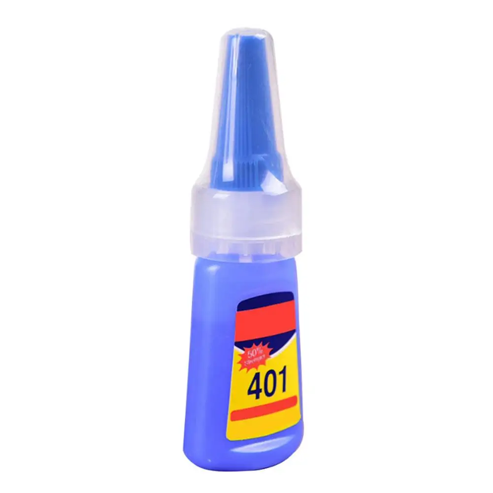 

Super Glue 401 Instant Glue Adhesive Repairing Plastic Bonding Metal Super Glues Universal Low Whitening Low Odor 502