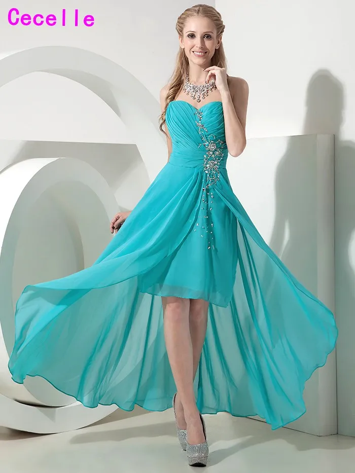 turquoise bridesmaid dresses short