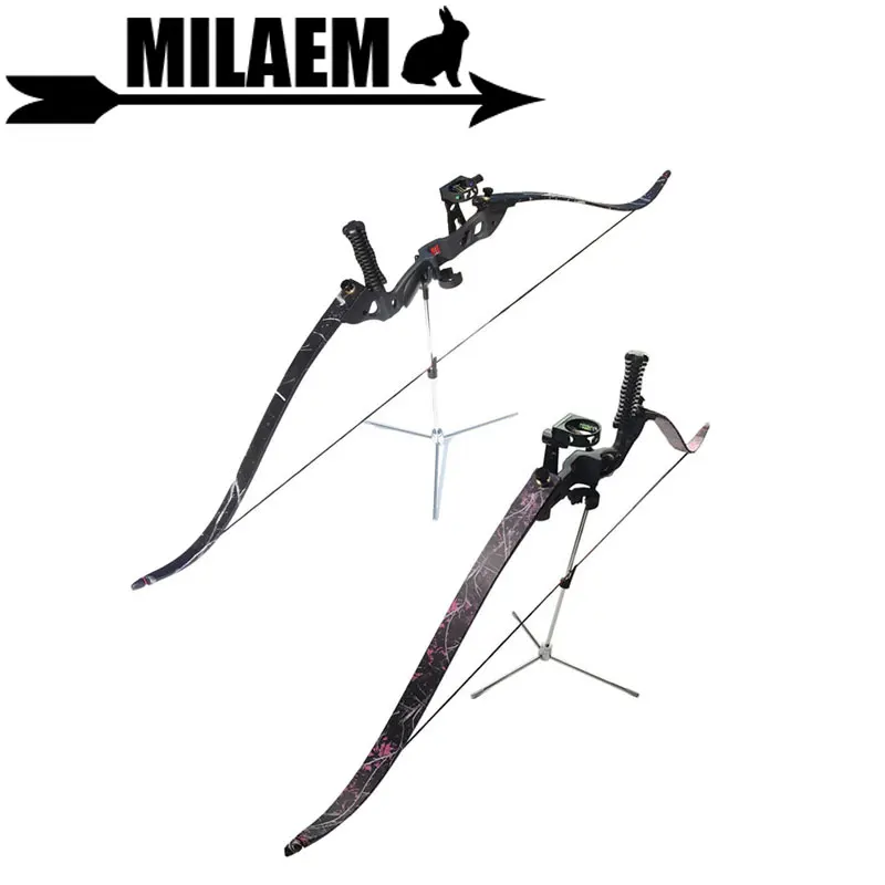 

60 inch Archery Recurve Bow 35/40/45 lbs Composite 5 pins Sight Arrow Rest Stabilizer Hunting Bow Arrow Accessory