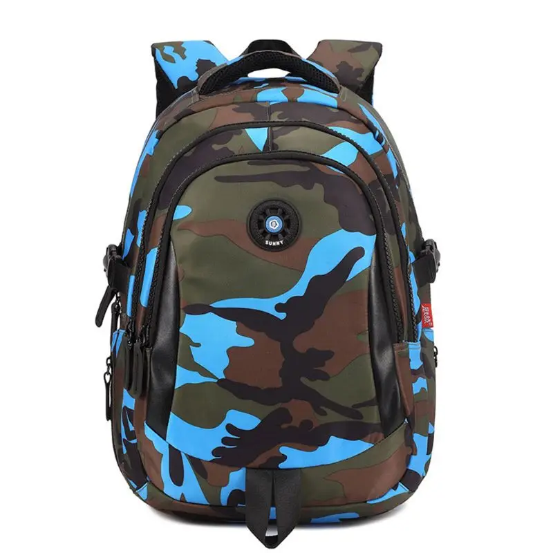 

Casual Camouflage Backpack Bookbag Travel Rucksack Daypack for Boy Military School Bags