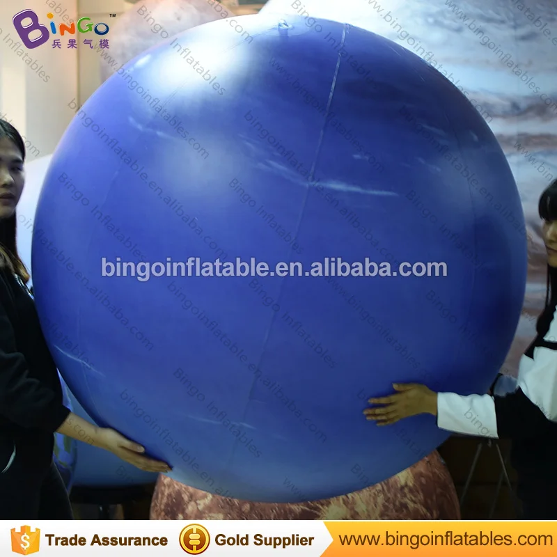 

High quality PVC material inflatable Neptune sealed balloon free shipping with blower for advertising toy