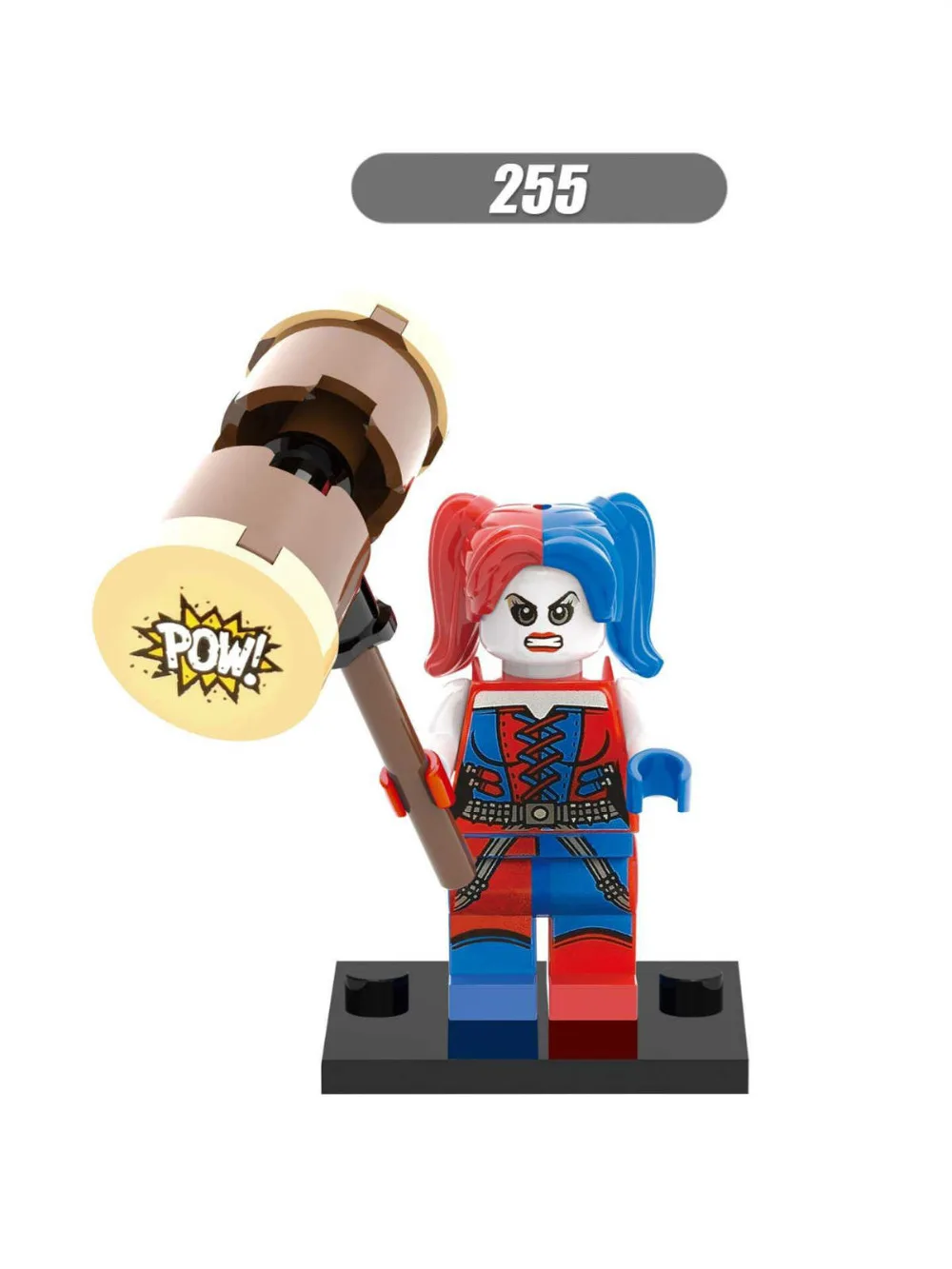 

GUSUG 20pcs XH255 Super Heroes Marvel Harley Quinn Building Blocks Bricks Best Gift Baby Toys