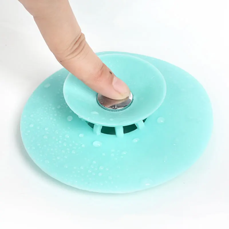 Kitchen Tools Pool Wash Basin Hair Filter Eco Friendly Silicone Sewer