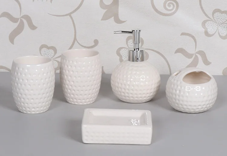Простой керамический набор для чистки ванной в Европейском стиле, набор для чистки, свадебный подарок, парная кружка для домашнего чистки