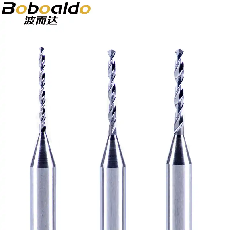 5PCS 0.6mm Titanium Coated 1//8/" Carbide Micro Drill Bits CNC PCB end mill New