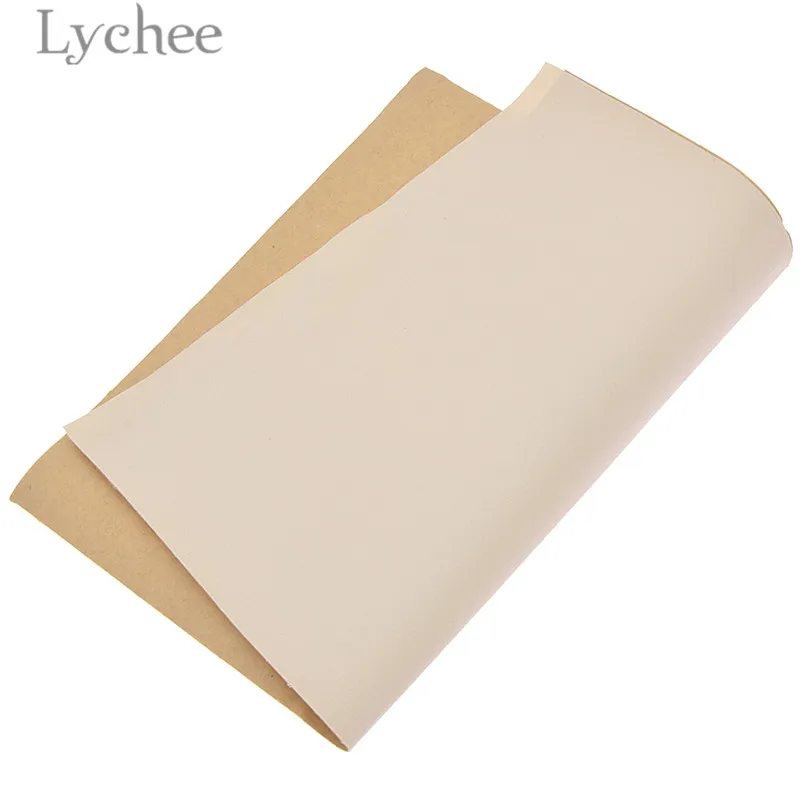 Lychee Life 21x29 см A4 цветные накладные ткани из искусственной кожи самоклеющиеся синтетические кожаные DIY материал патч для сумок одежды - Цвет: 8