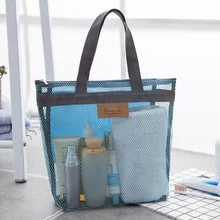 Пляжные Сумки для плавания, для хранения обуви, цветочные сетчатые сумки-тоут, Женский уличный купальник, коллекционная посылка, сумка для туалетных принадлежностей