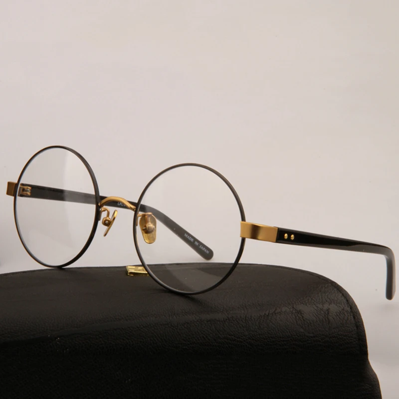 Vazrobe Vintage Round Glasses frame men women harry potter eyeglasses