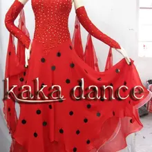 Конкурс Костюмы для бальных танцев Стандартный платье для танцев(каждый цвет, ecah размер)-kaka-b140