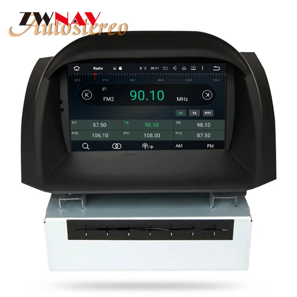 Flash Deal ZWNAV Android 9.0 Car DVD Stereo For Ford Fiesta 2013 2014 2015 2016 Auto Radio GPS Navigation Audio Video Multimedia Headunit 5