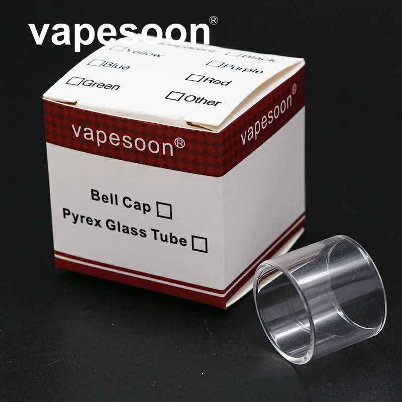 

Original VapeSoon Replacement Pyrex Glass Tube for JOMOTECH Lite 60 / 80 Sub Tank 60w & 80w Kit 2ml Atomizer