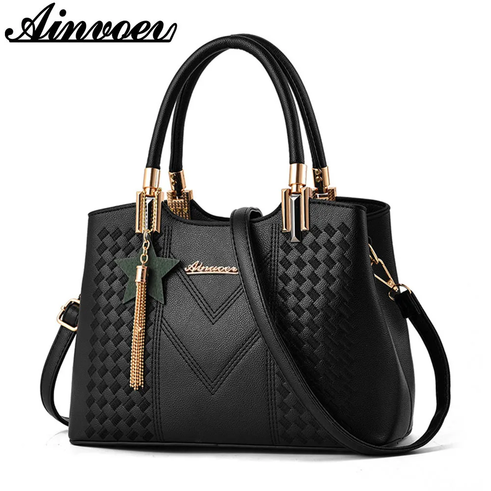 

Ainvoev Fashion women handbags wild tide mother crossbody message bag sweet PU leather women bag chain shoulder ladies bag a2331