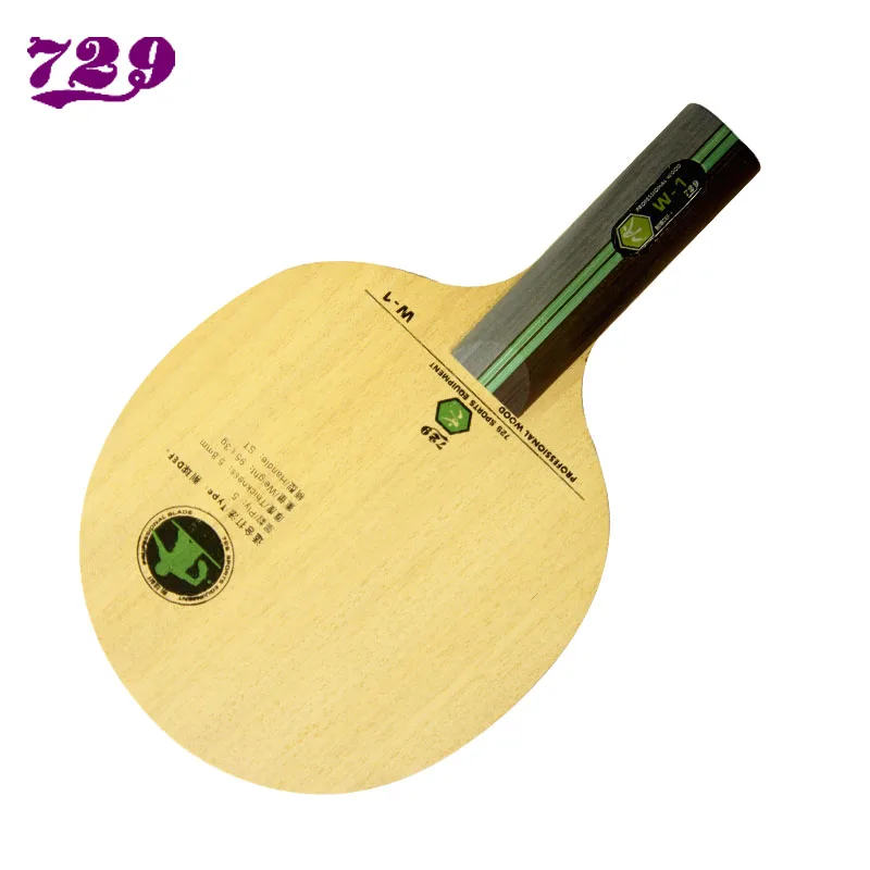 

RITC 729 W1 Friendship W-1 W 1 Chop DEF+ Defensive straight handle table tennis pingpong blade