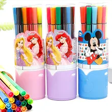 Новое поступление брендовый дизайн художественная ручка для студентов 18 шт цветная ручка промытая Марка ручка школьная и офисная поставка