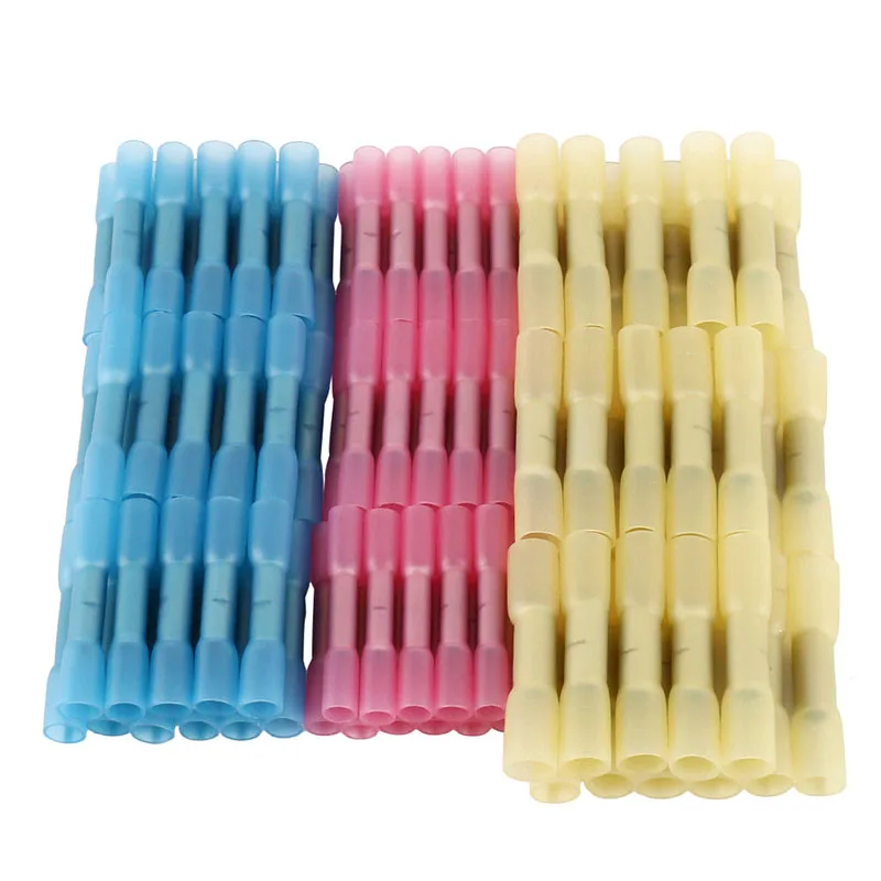 

Newest 300Pcs Heat Shrink Insulated Butt Crimp Wire Connector Terminals Assortment Kit @8