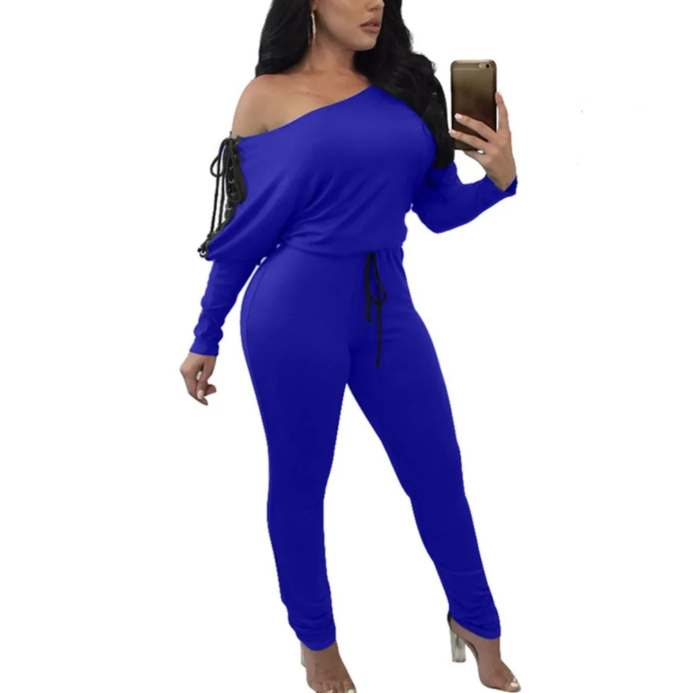 Combinaison femme 1 шт. повседневные узкие завязки на шнуровке бинты rompers Сексуальная с