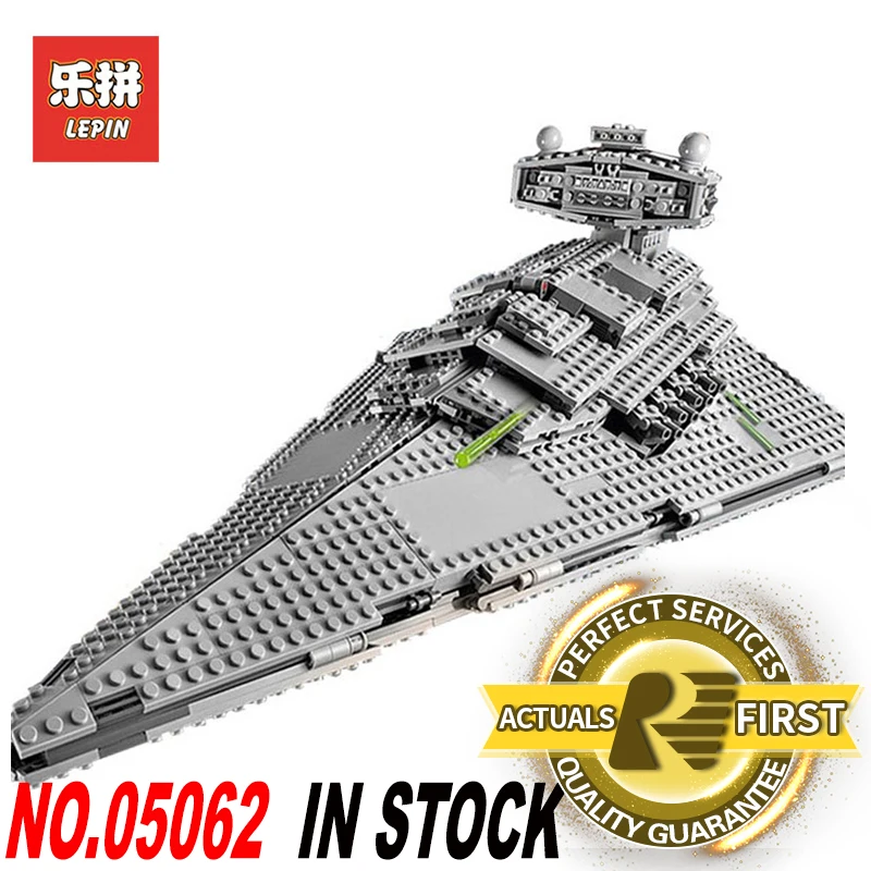 

LEPIN 05062 Star Wars Imperial Star Destroyer Emperor starship Model Building Blocks Compatible LegoINGlys 75055 Children Toy