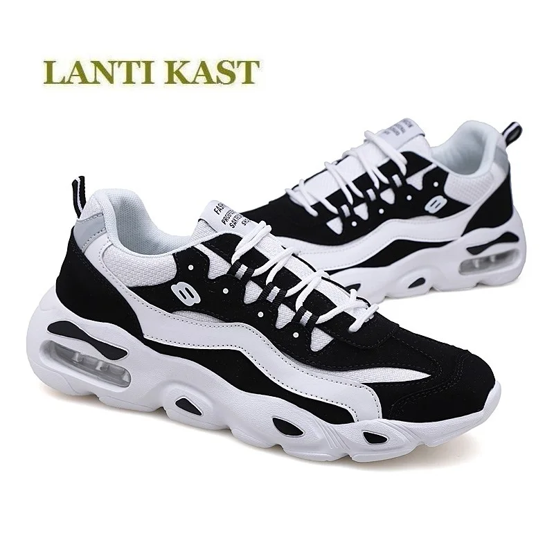 

2018 new man Teenagers Mesh shock absorber air cushion running shoes fashion match Light Breathable Student Tidal Shoes