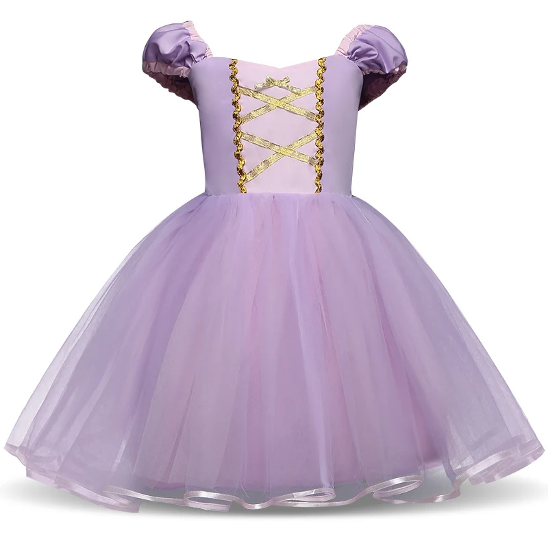 Фатиновые платья для маленьких девочек; маскарадный костюм принцессы Белоснежки, Софии, Золушки, Спящей красавицы; нарядное платье принцессы для маленьких девочек - Цвет: 1