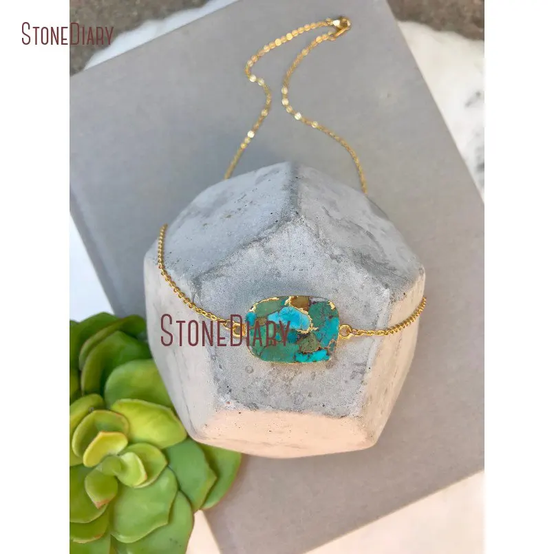 20181130-NM19029-raw turquoise necklace minimalist freeform chunky turquoise necklace gold filled mojave turquoise pendant boho rustic turquoise oval_4