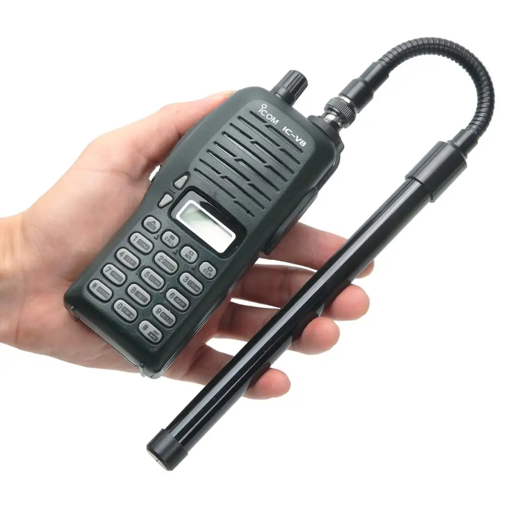 ABBREE BNC складные тактические антенна Dual Band 144/430 МГц для BMW Icom IC V80 V82 V85 иди и болтай