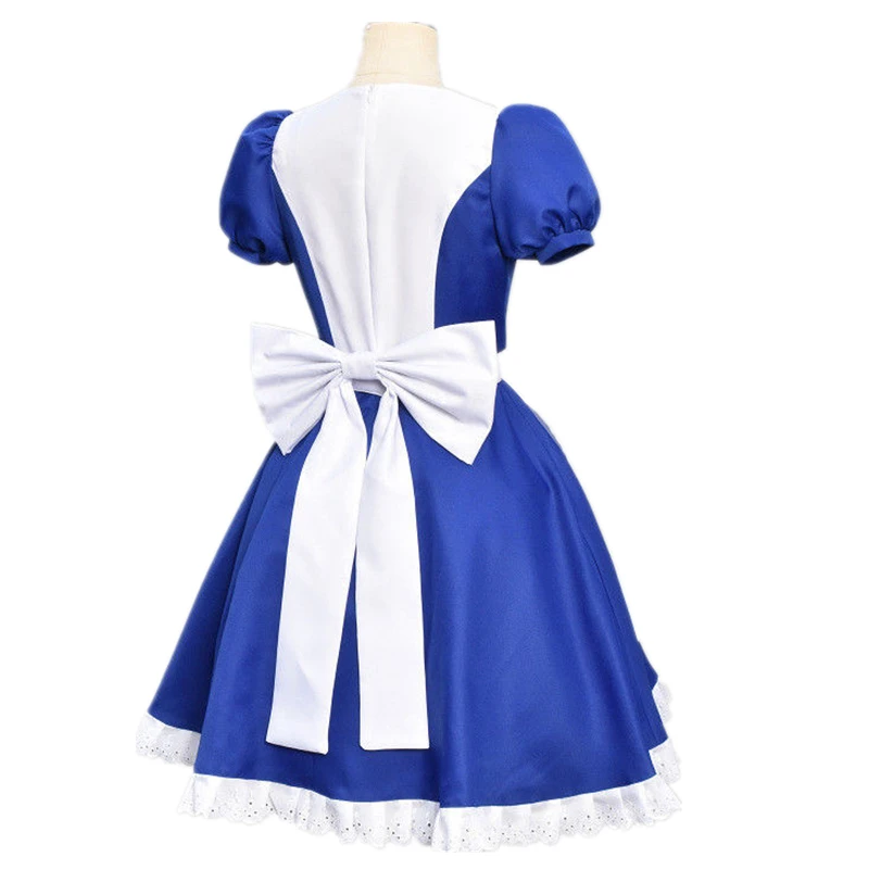 Beste Game Alice Madness Returns Cosplay Kostuum Prinses Jurk Meid Jurk Made Halloween Party Kostuum