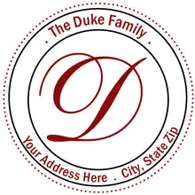 3,8 см пользовательские наклейки на конверте