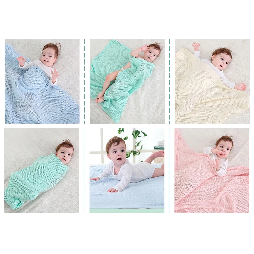 Детское одеяло s Swaddle Wrap для новорожденных кондиционер детской коляски из хлопка