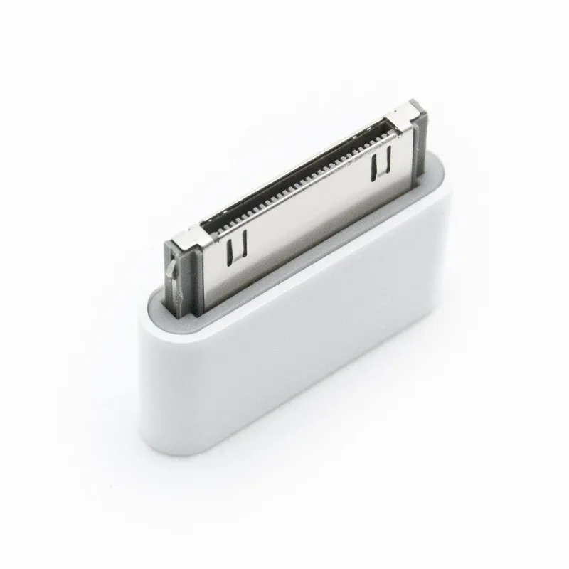 Женский Micro USB до 30 pin Мужской Разъем для Apple iPhone 4 4S iPhone4S 3gs ipad 1 2 3 ipod зарядный кабель адаптер Аксессуары