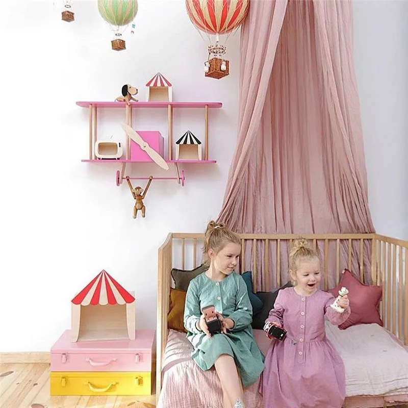 Скандинавские деревянные полочки для самолета среднего размера детские для стены в детской комнате украшения идея рождения подарок ручной работы
