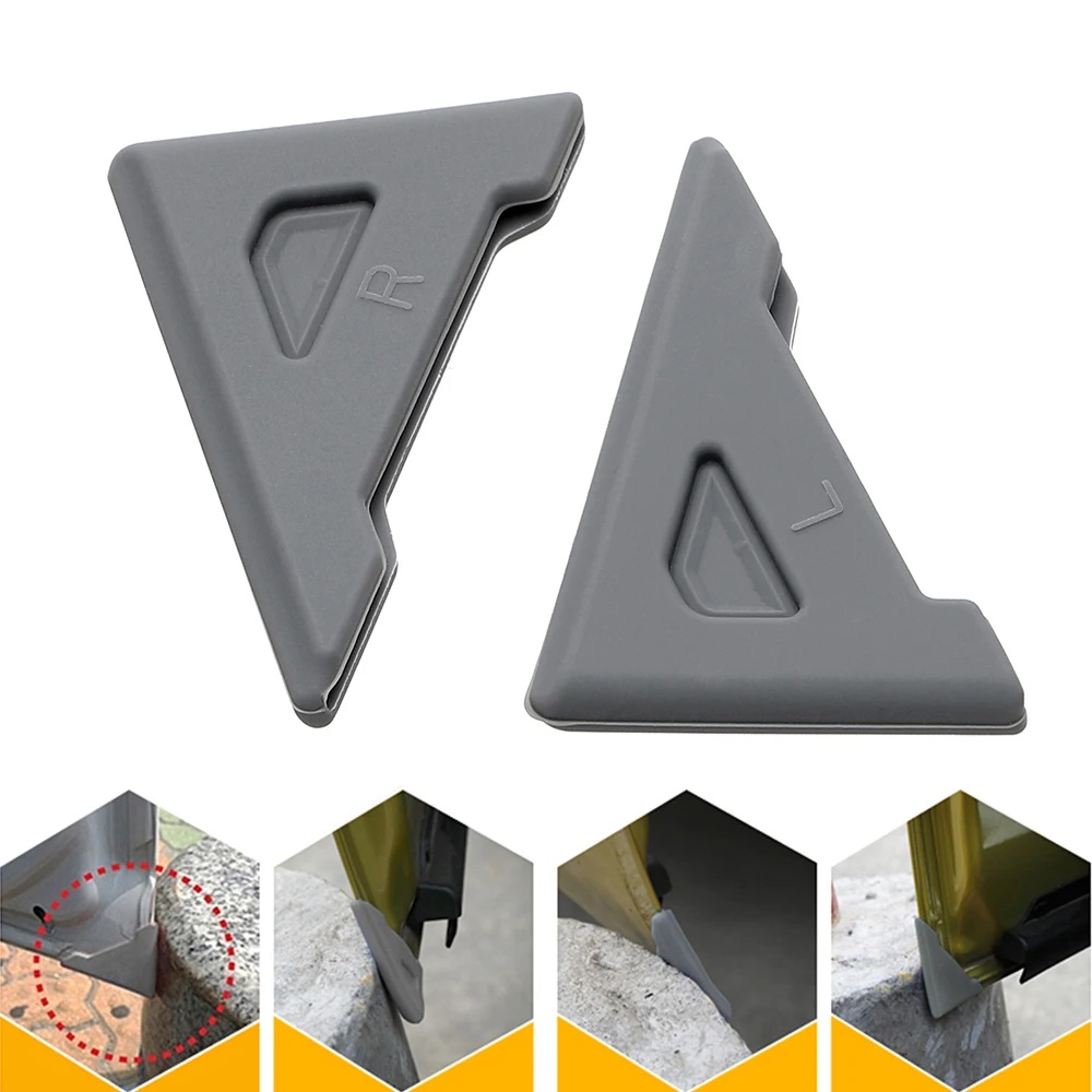 

2PCS Car Door Corner Cover Silicone Anti-Scratch Mouldings Crash Protection Scratch Protector Car-styling Auto Care Universal