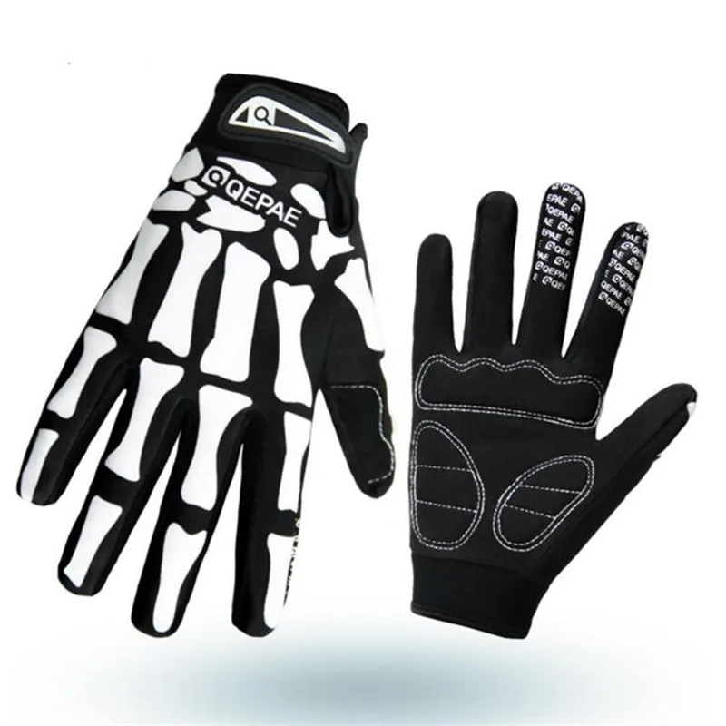 Skeleton Cycling Shockproof Gloves Bicycle Windproof Sports Gloves