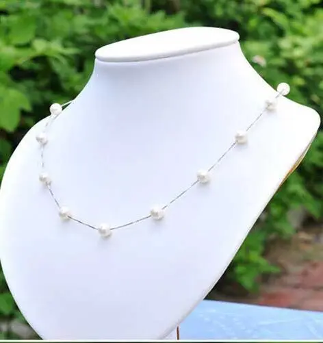 

18"10-11MM NATURAL SOUTH SEA WHITE PEARL necklace AAA