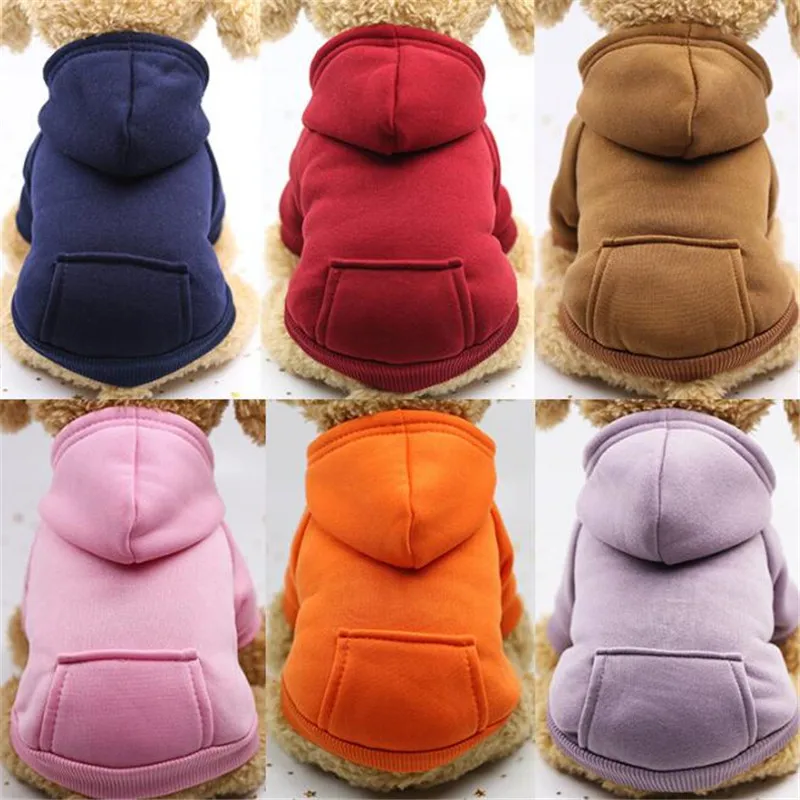 Autumn Winter Dogs clothes Dog Hoodies warm sweater For Dogs Coat Jackets Cotton Puppy Pet Overalls For Costume Cat clothes