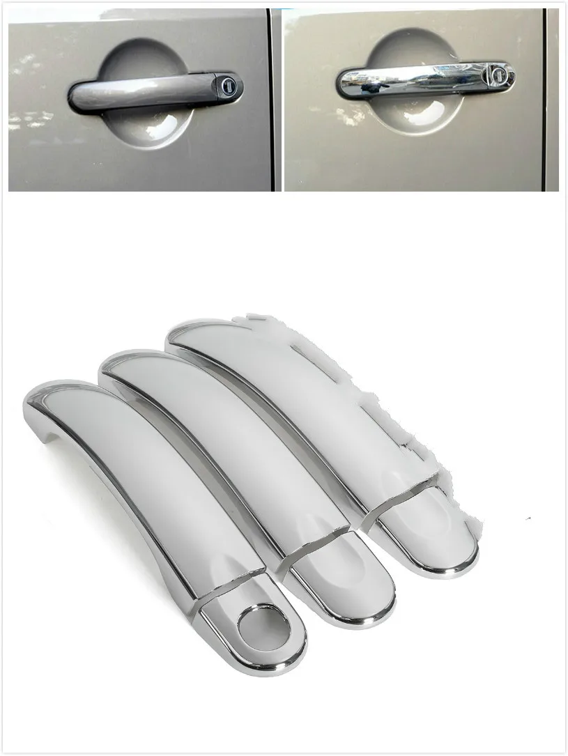 

FUNDUOO For Volkswagen VW T5 T6 Transporter Caravelle Multivan California Chrome Car Door Handle Cover Trim