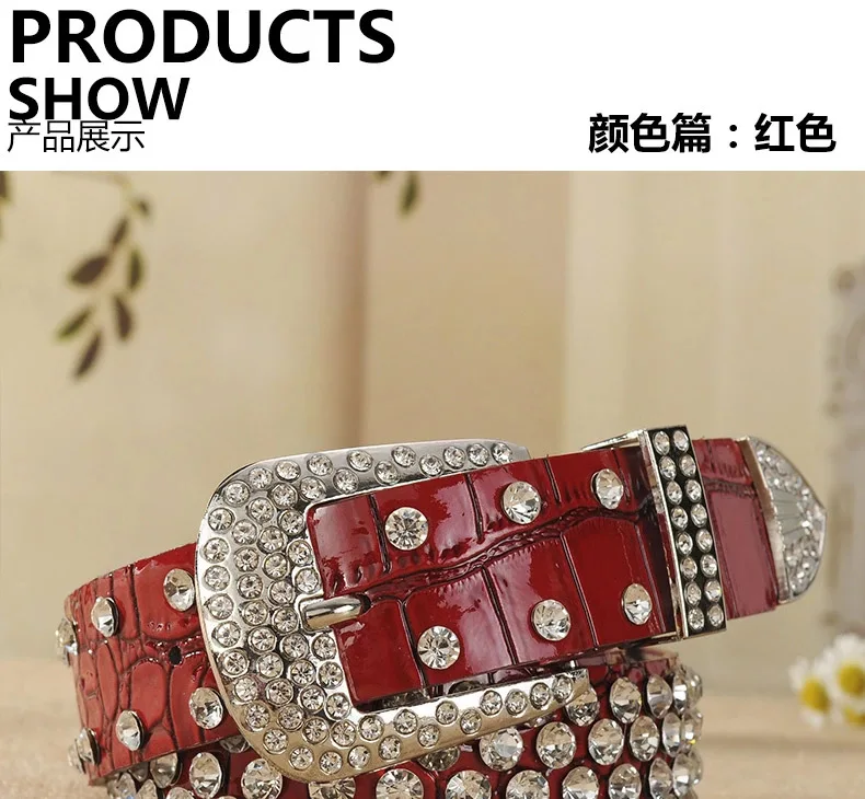 4 цвета роскошные Для женщин ремень 2017 Leopard кожаный ремень алмазов инкрустированный широкий женский Ремни Джинсы для женщин для Для женщин