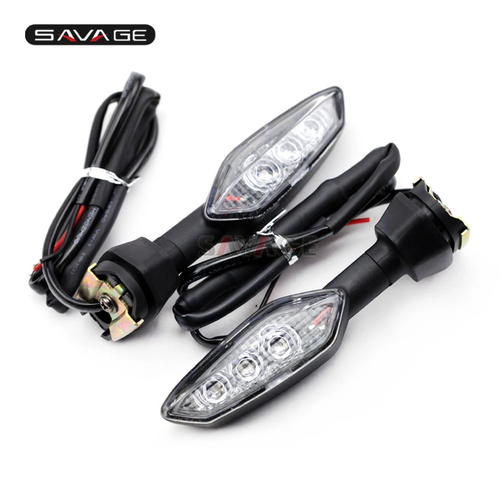 

LED Turn Signal Indicator Light For KAWASAKI KLE 650/1000 Versys ER-6N KLR650 ZRX 1200 Motorcycle Accessories Blinker Front/Rear