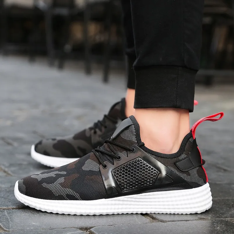 

Spring Sneakers Men Casual Shoes Air Mesh Shoes For Men Loafers Black Fashion Sneakers Men Trainers