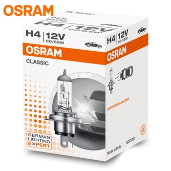 

OSRAM H4 car Headlight bulb High beam Low beam lights Halogen lamp Far and near light Longevity 12V 60/55W (single pack)