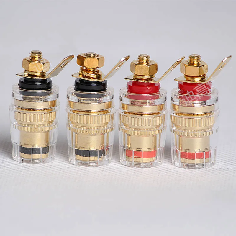 10pcs(5pairs) Speakers Connector Crystal Audio Terminals Junction Box