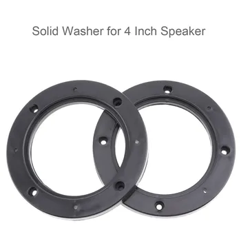 

2pcs/lot Universal 4 Inch Auto Car Speaker Gasket Waterproof Quakeproof Plastic Solid Washer Adapter Bracket Speaker Mount Plate