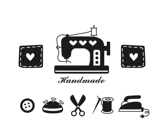 Tailor's Shop Vinyl Wall Decal Clothes Store Window Glass Decor Cool 4 Pics 1 Word Woman With Scissors Sewing Machine Tailor's Shop Vinyl Wall Decal Clothes Store Window Glass Decor Cool 4 Pics 1 Word Woman With Scissors Sewing Machine