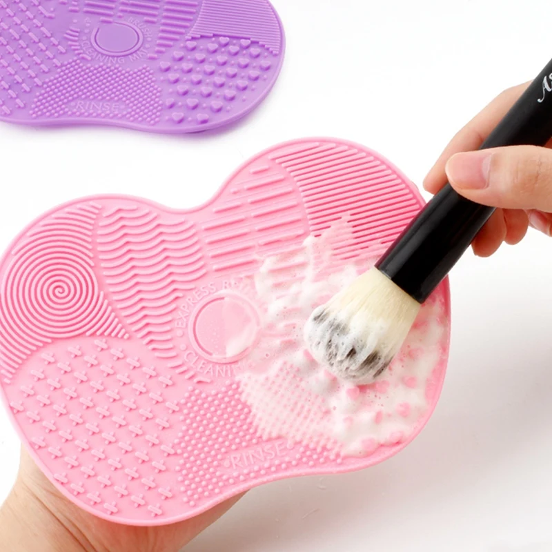 

Makeup Brushes Cleaner Pad Washing Powder Eyeshadow Foundation Brush Cleaning Mat Scrubber Pad Brush Make Up Remover Tools