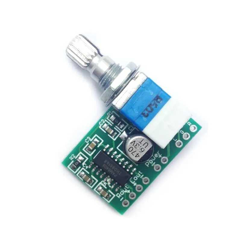 

Thinary Electronic PAM8403 mini 5V digital amplifier board with switch potentiometer can be USB powered